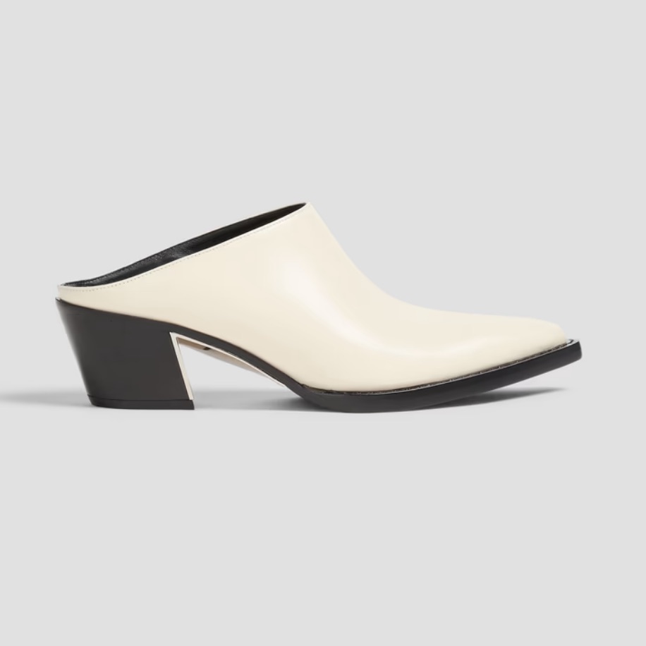 3.1 Phillip Lim Cream And Black Mules